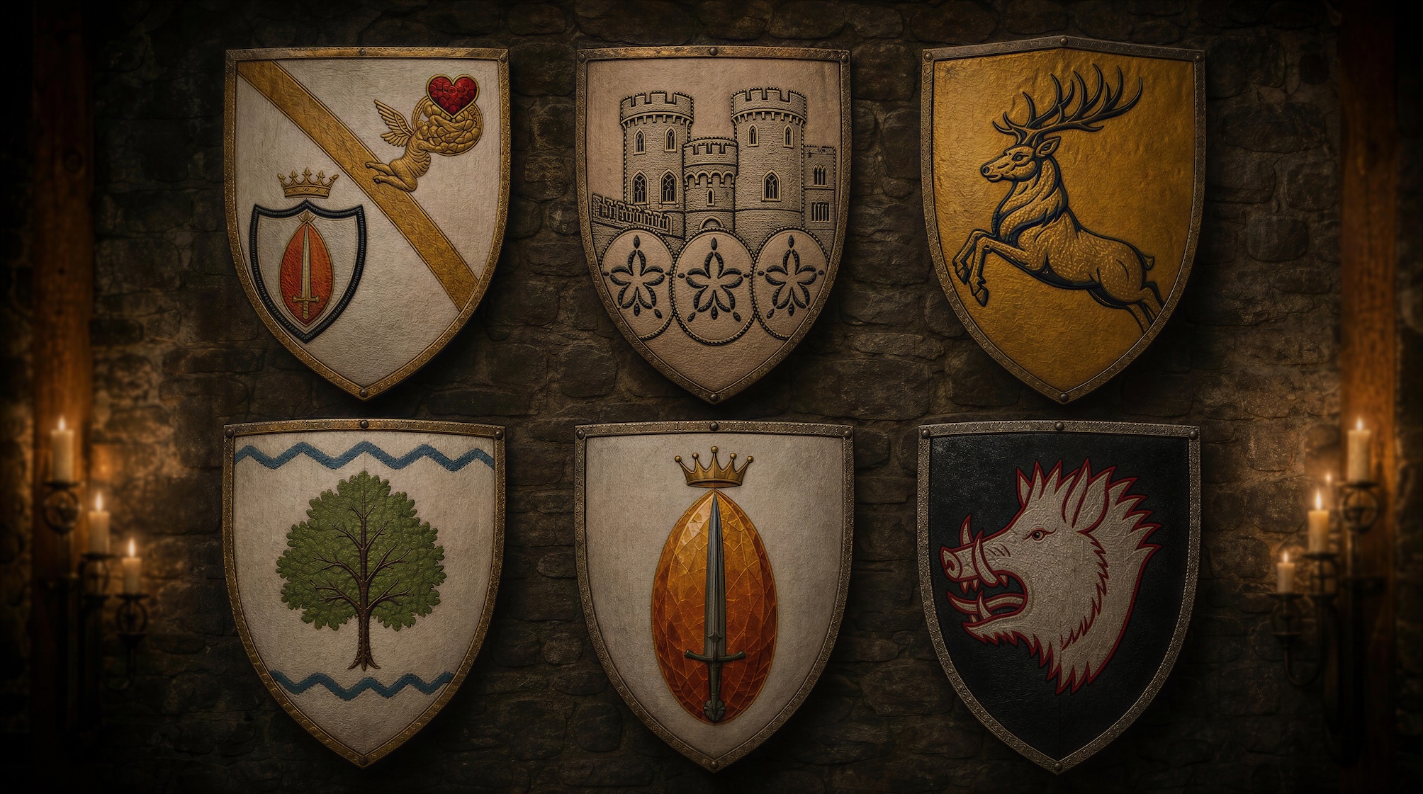 Crests of the realms